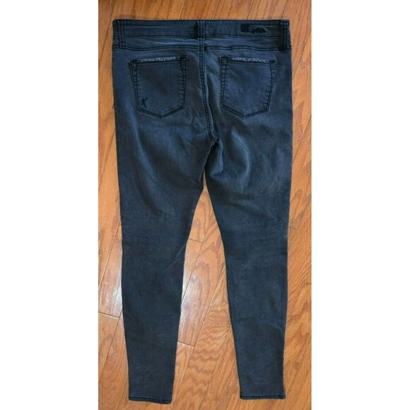 Kut From The Kloth Black Skinny Jeans Womens Size 10 - Picture 3 of 7